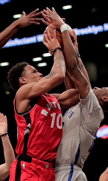 DeRozan scores 36, Raptors hand Nets 11th straight loss (Jan 17, 2017)